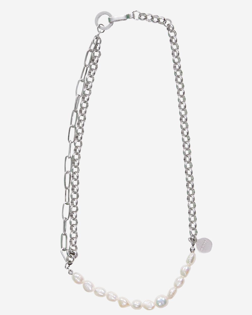 PEARL METAL MIX NECKLACE(PA013)